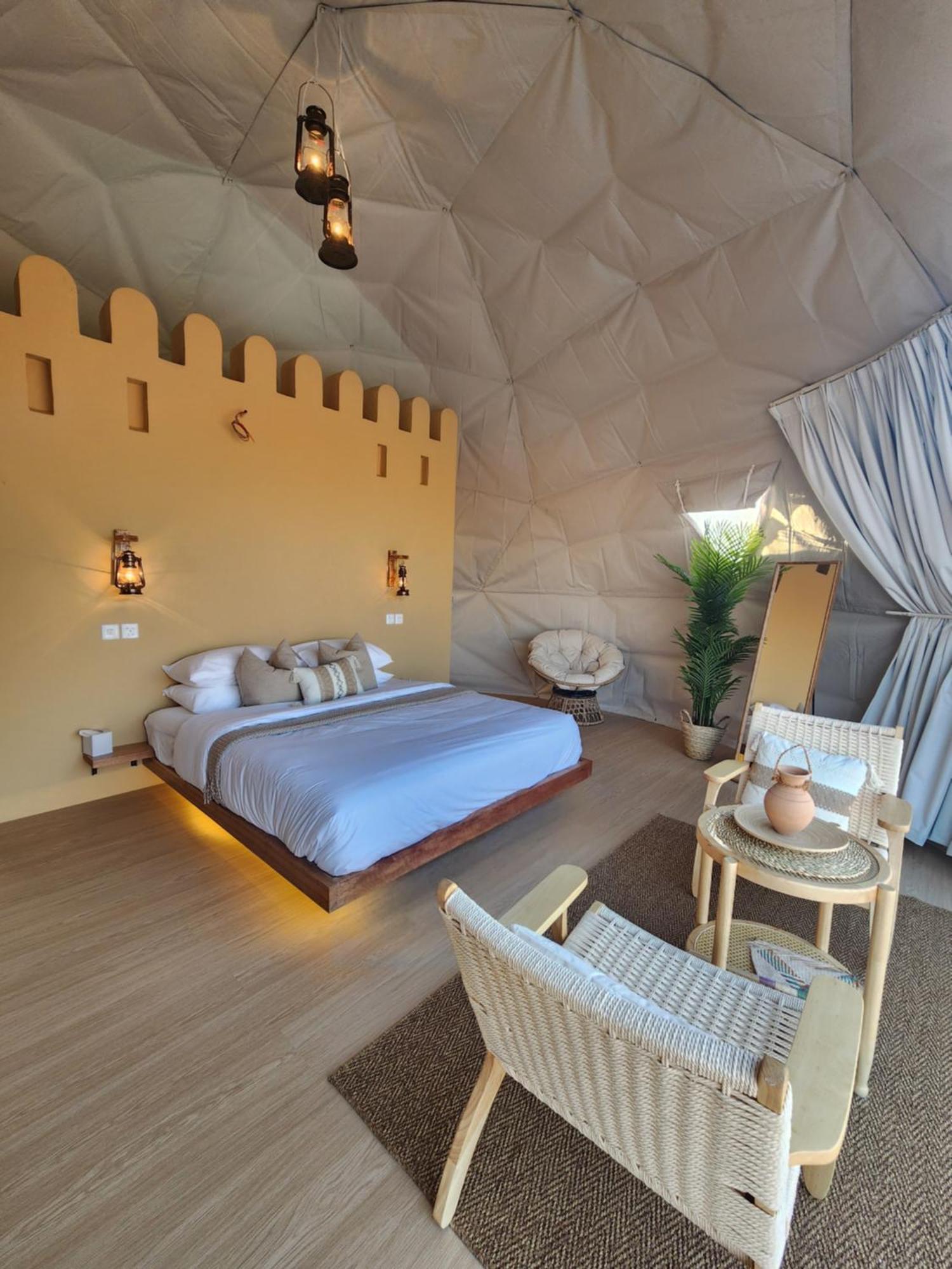 Hotel Bubbles Domes Private Cmp Al Wāşil Exterior foto