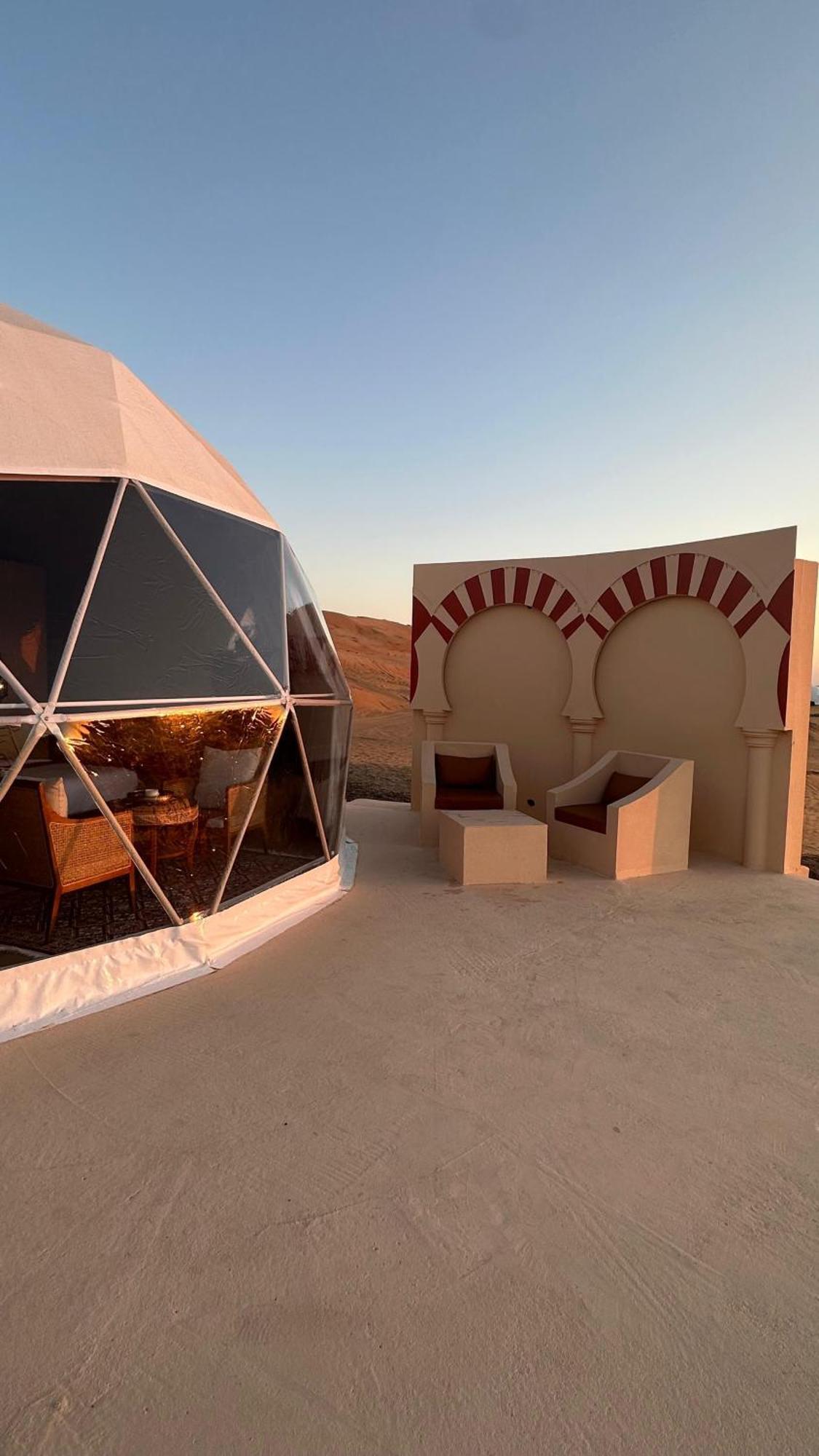 Hotel Bubbles Domes Private Cmp Al Wāşil Habitación foto