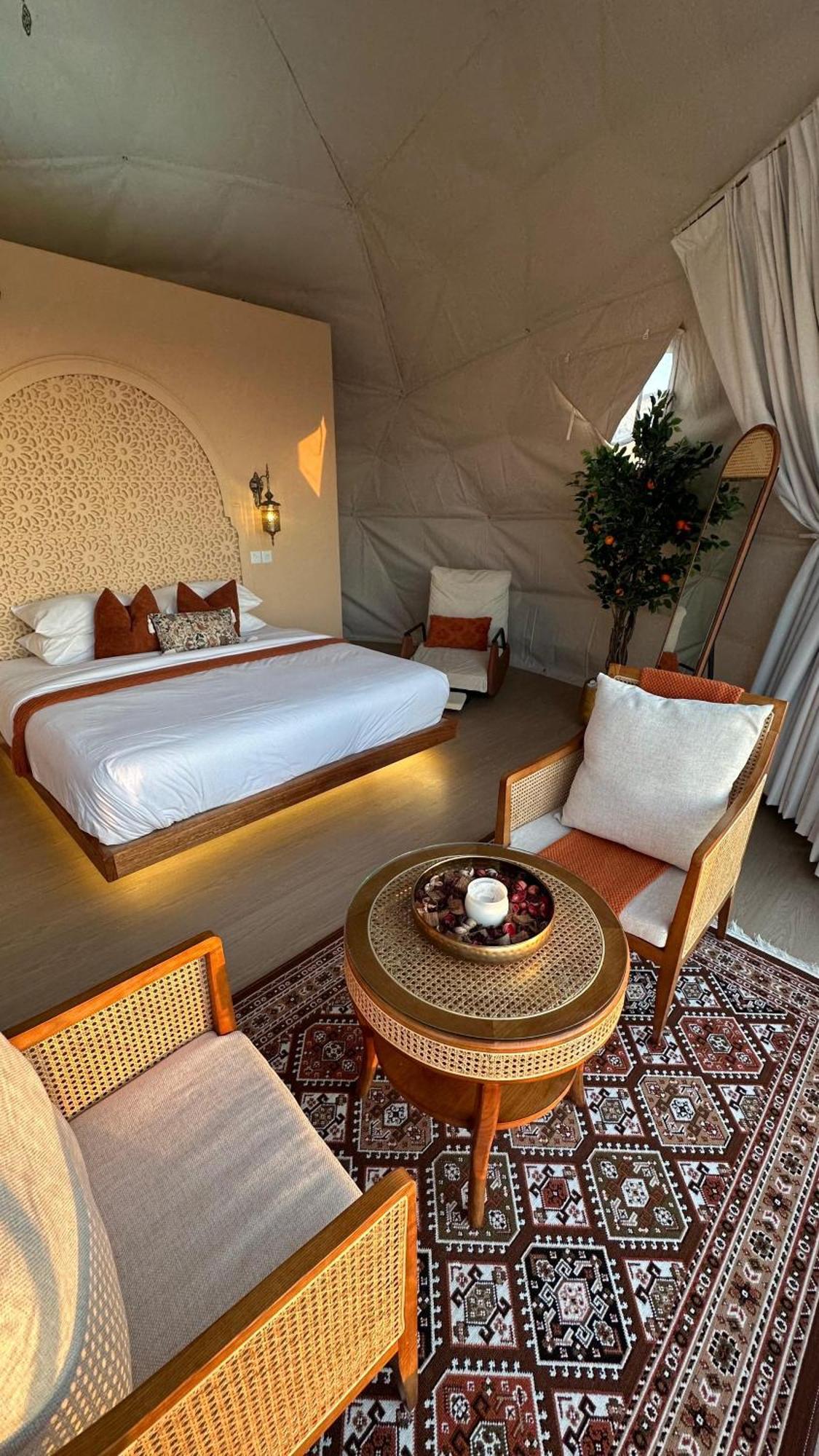 Hotel Bubbles Domes Private Cmp Al Wāşil Exterior foto