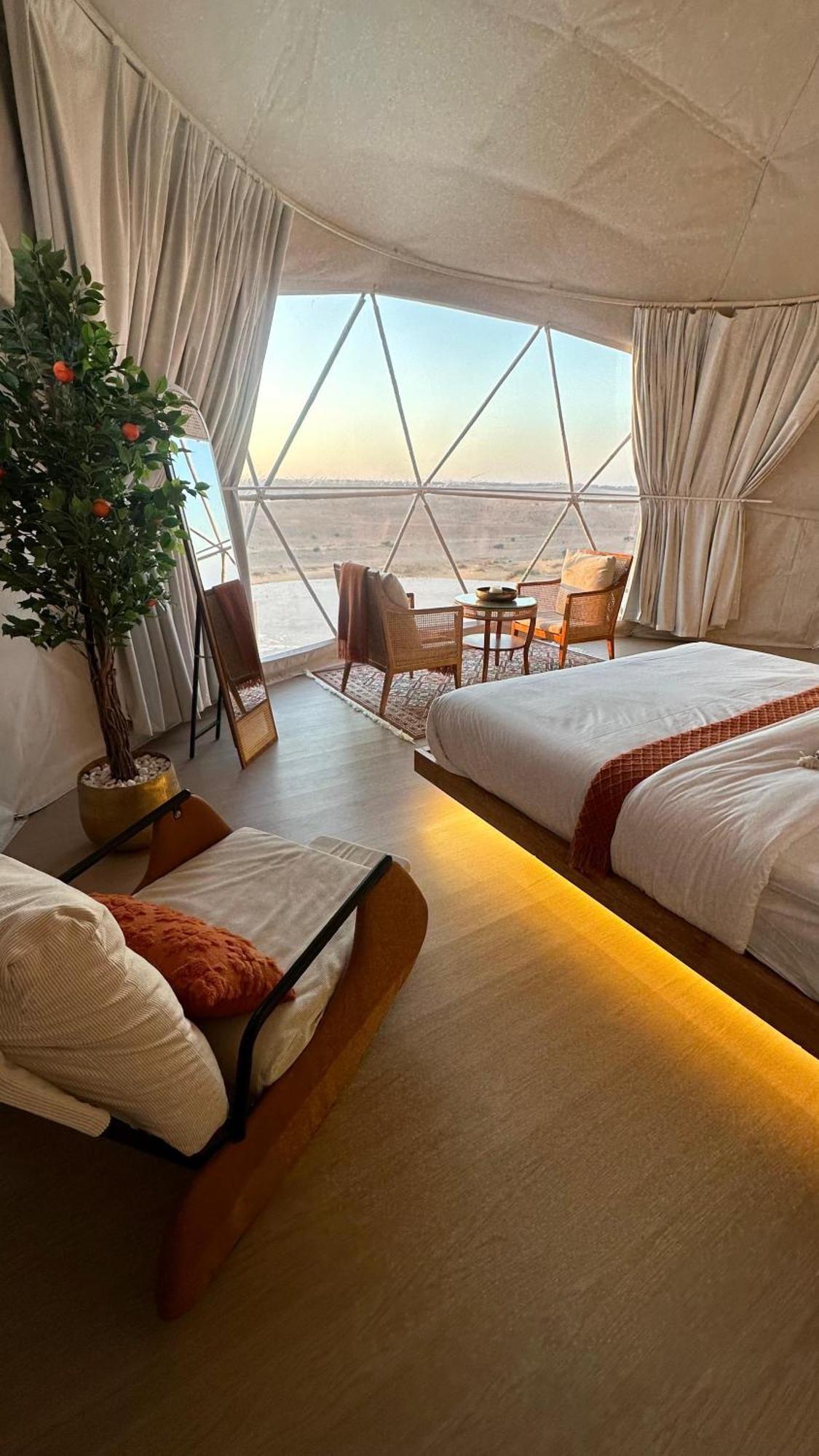 Hotel Bubbles Domes Private Cmp Al Wāşil Habitación foto